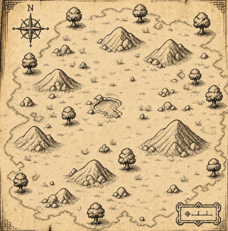 Level 1 route map